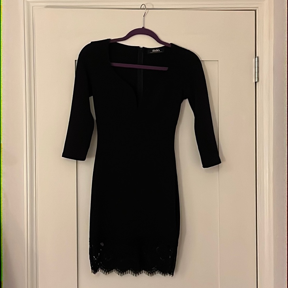 Lulu’s Black Lace Dress